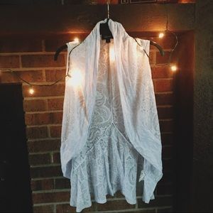 *SALE* Sheer sweater overlay lace